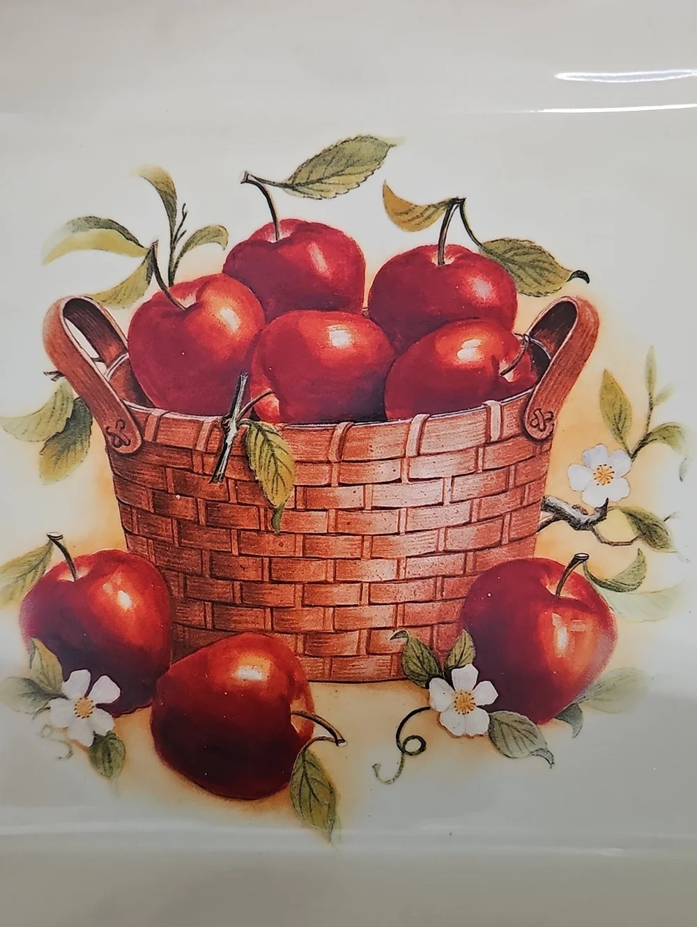 Ceremic Red Apple Baking Dish